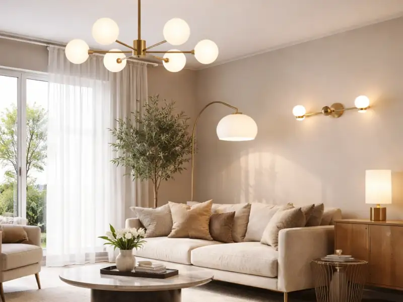 Corpuri de iluminat pentru living modern