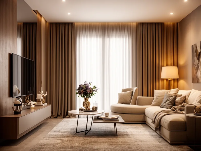 Draperii elegante pentru living