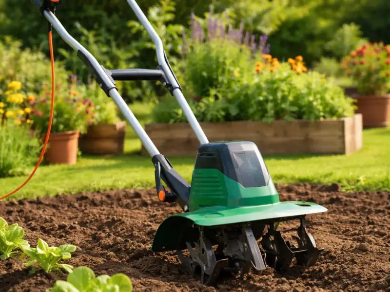 Motosapa electrica pentru gradina mica