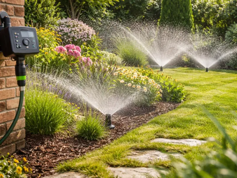 Sistem de irigare automata pentru gradina