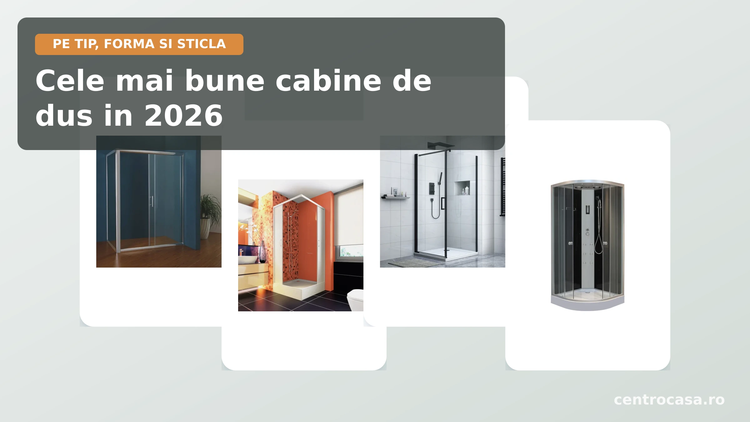 Cele mai bune cabine de dus