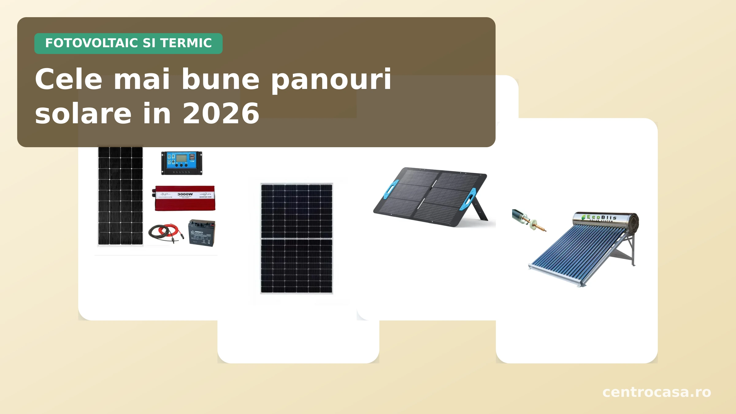 Cele mai bune panouri solare