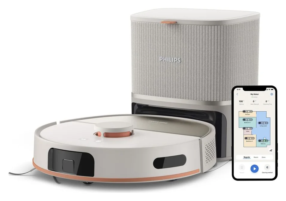 Philips seria 5000 XU5100, aspira si spala, cu statie