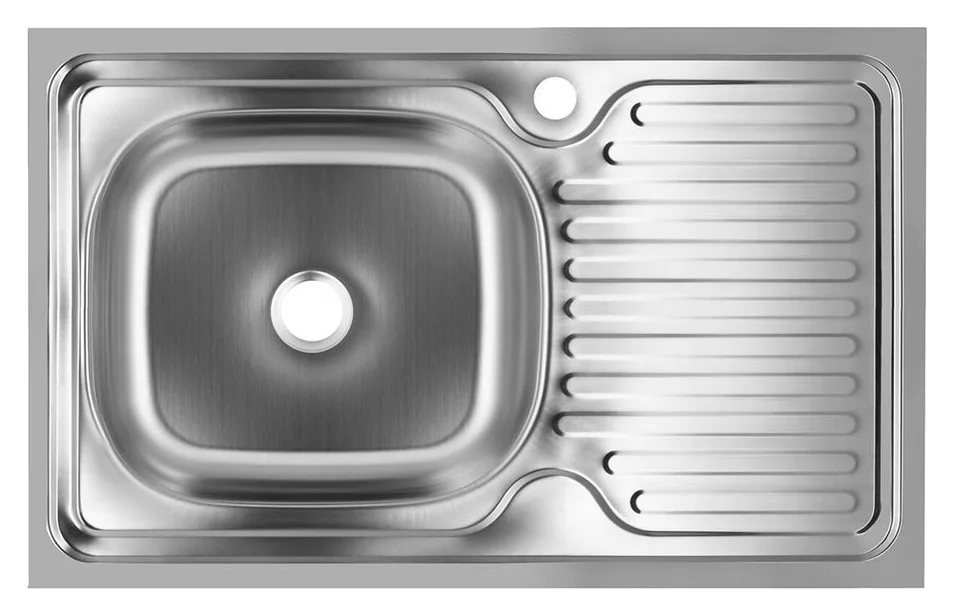 Sanitec S416S, inox pentru masca, 80x50 cm