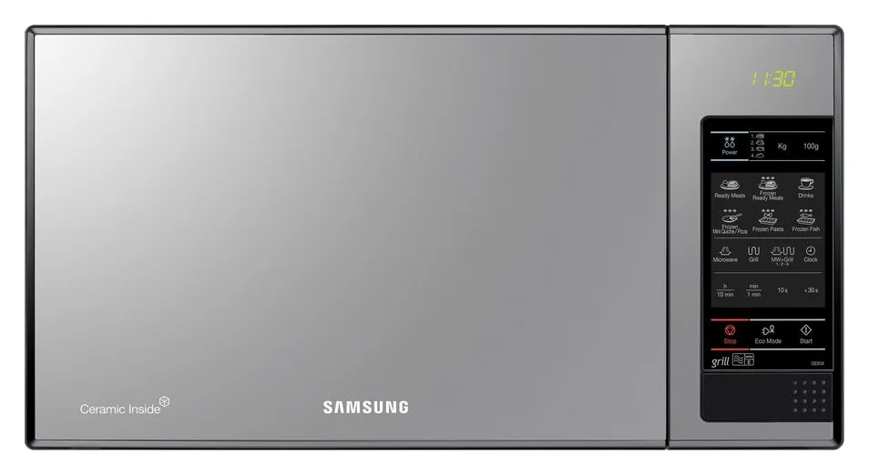 Samsung GE83X, 23 l, 800 W, grill, usa oglinda