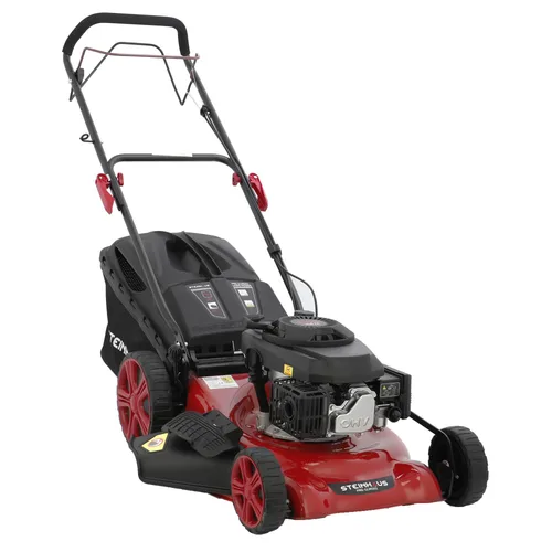 Masina de tuns gazon/iarba pe benzina, autopropulsata, Steinhaus PRO-GLM502, 146cc, 3.5CP, latime taiere 50 cm, 7 trepte de taiere, inaltime taiere 25-75 mm, sac colector 60 L, taiere/colectare/mulcire