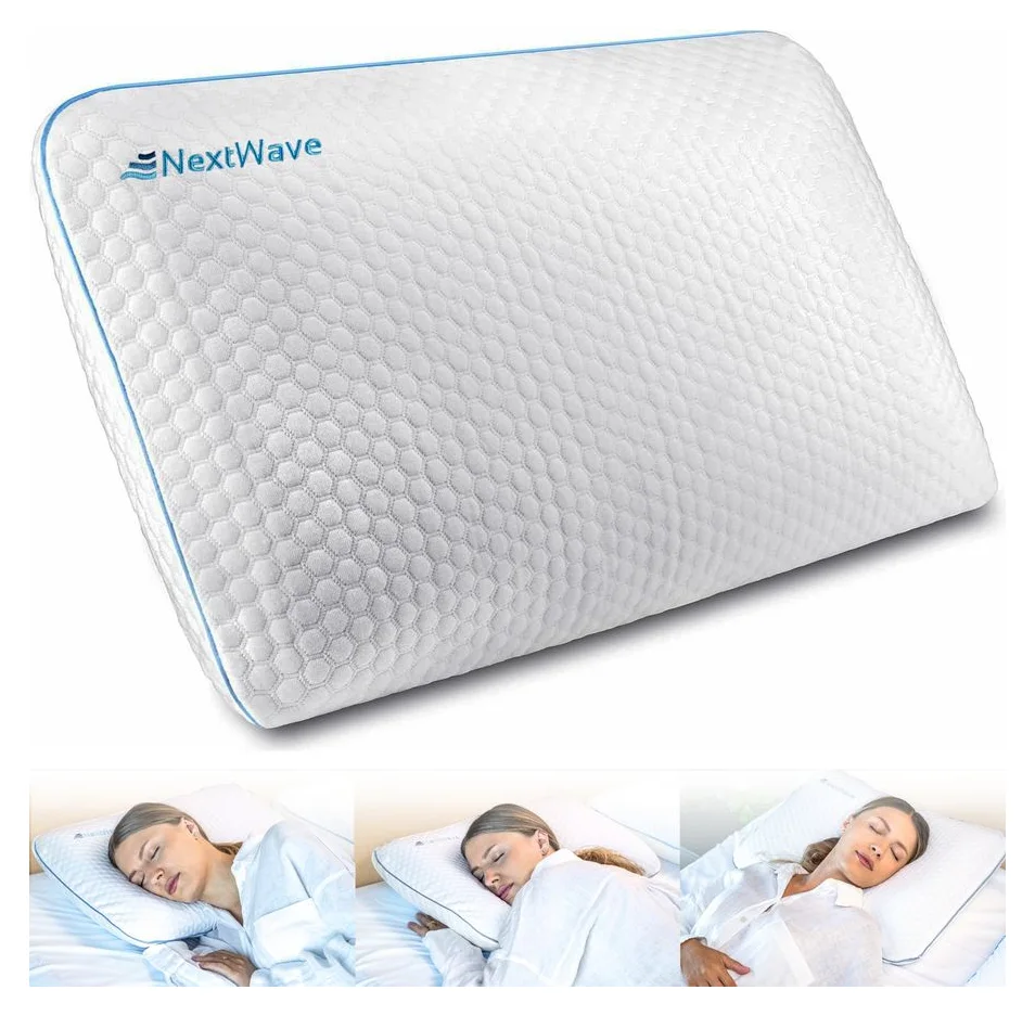 NextWave ortopedica, spuma cu memorie, husa cu 2 zone termice