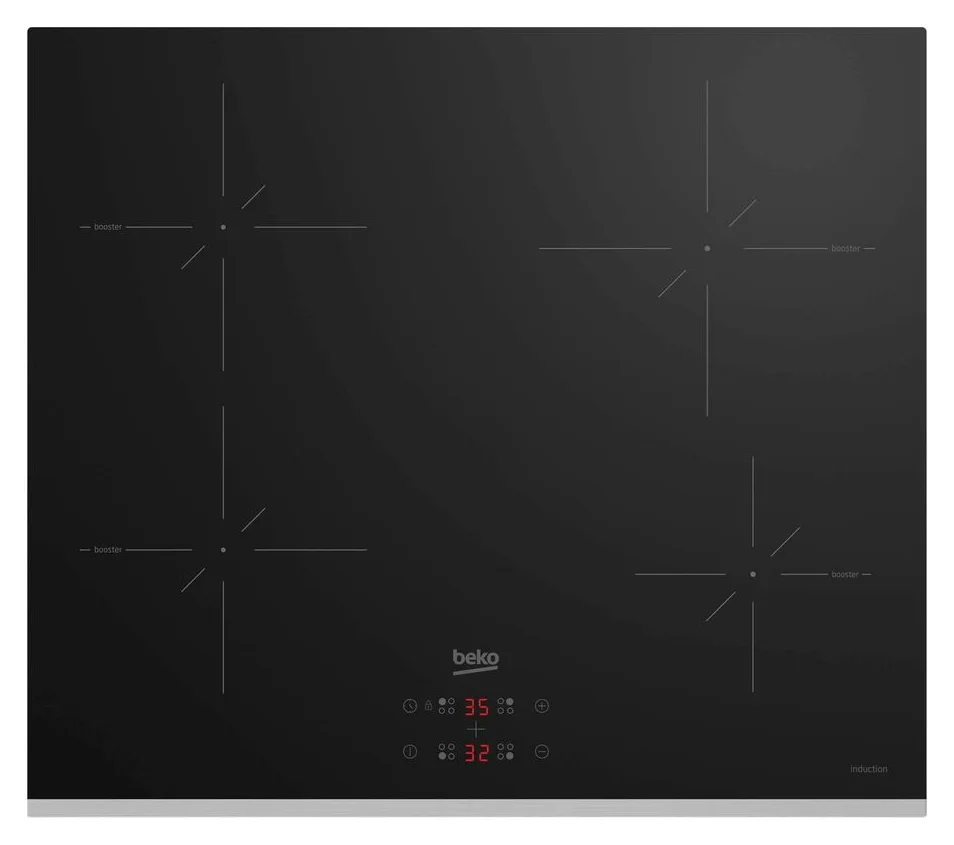 Beko HII64401SMTX, 7,2 kW, booster, Stop & Go