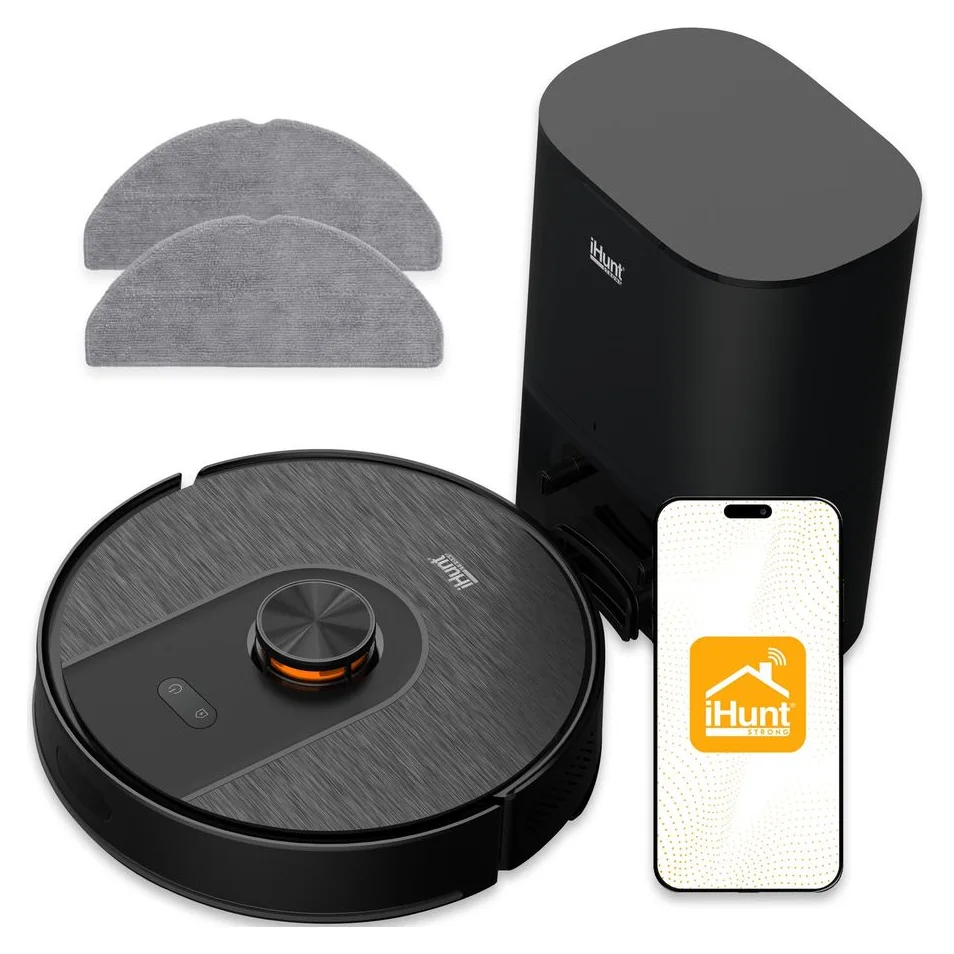 iHunt BRO Robo Clean V6 AutoBase, cu statie de golire