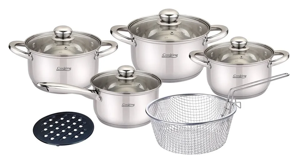Madeline Cooking by Heinner, set inox 10 piese, inductie