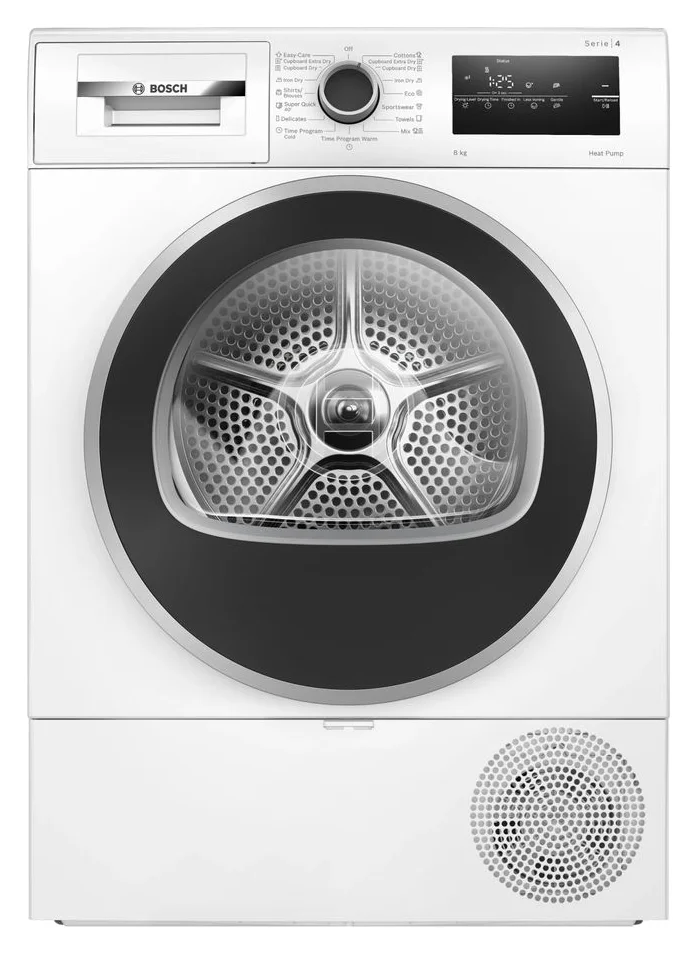 Bosch WTH8520BBY, pompa de caldura, 8 kg, clasa D