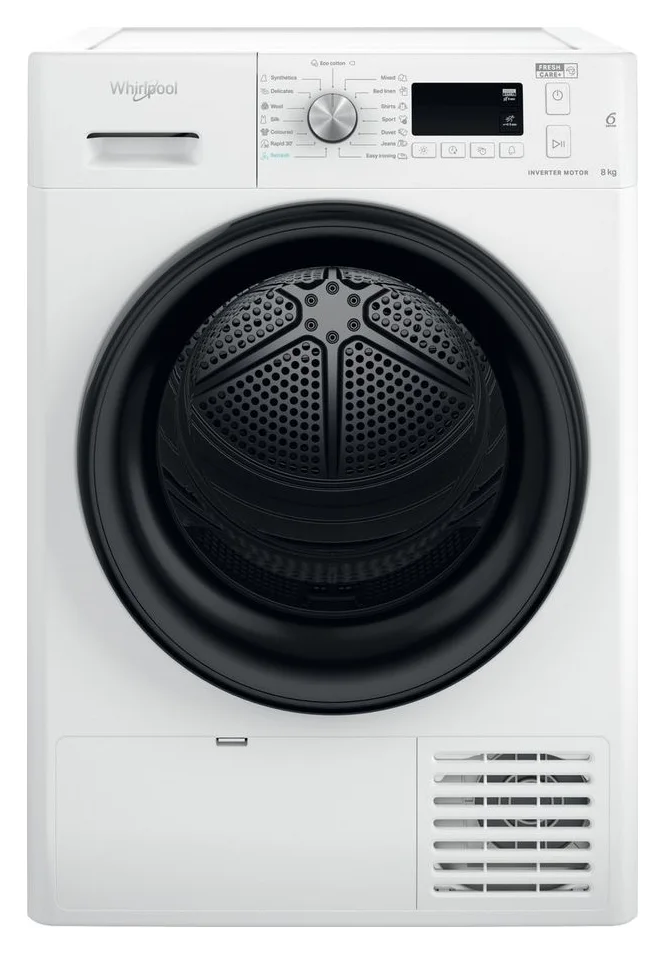 Whirlpool FFTM1182BEE, pompa de caldura, 8 kg