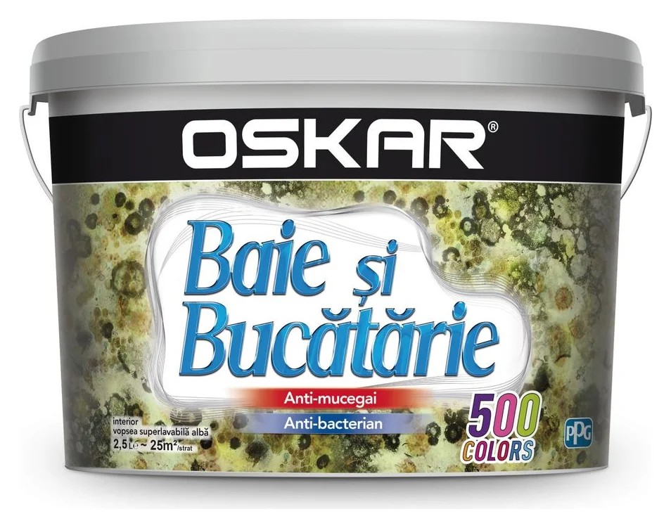 Oskar baie si bucatarie, 2,5 l, cu argint activ